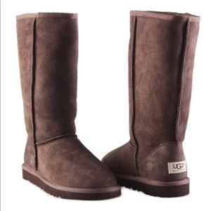Dark Brown Tall UGGS